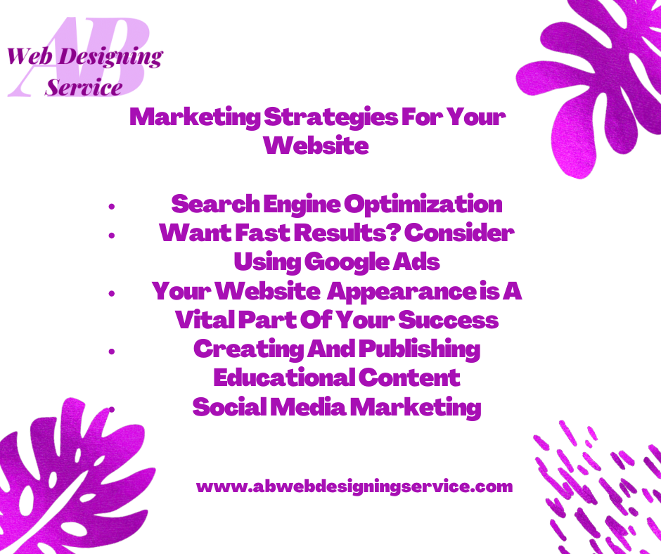 Marketing strategies for your website